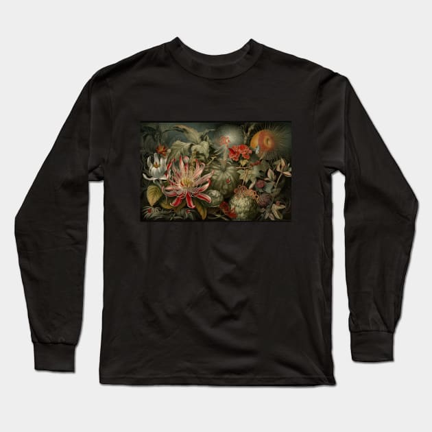 A.I. Gardens :: Sampling Masters :: Ernst Haeckel + Rembrandt Long Sleeve T-Shirt by marcelserrano